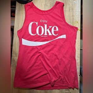 Coca-Cola Red Sleeveless Top